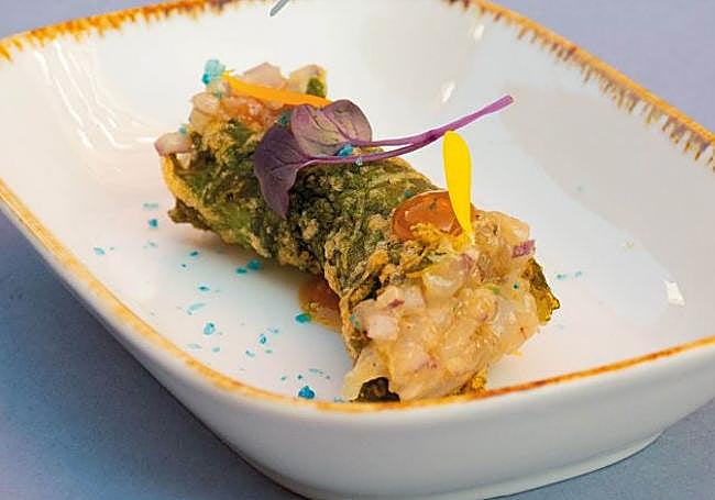 'Canutillo de Gamba Blanca' de La Dársena de La Victoria.