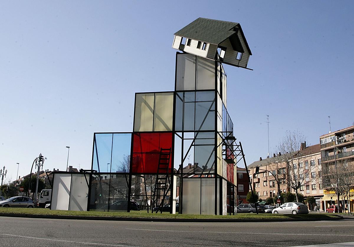 Imagen de archivo de la glorieta monumento al cine de Valladolid.