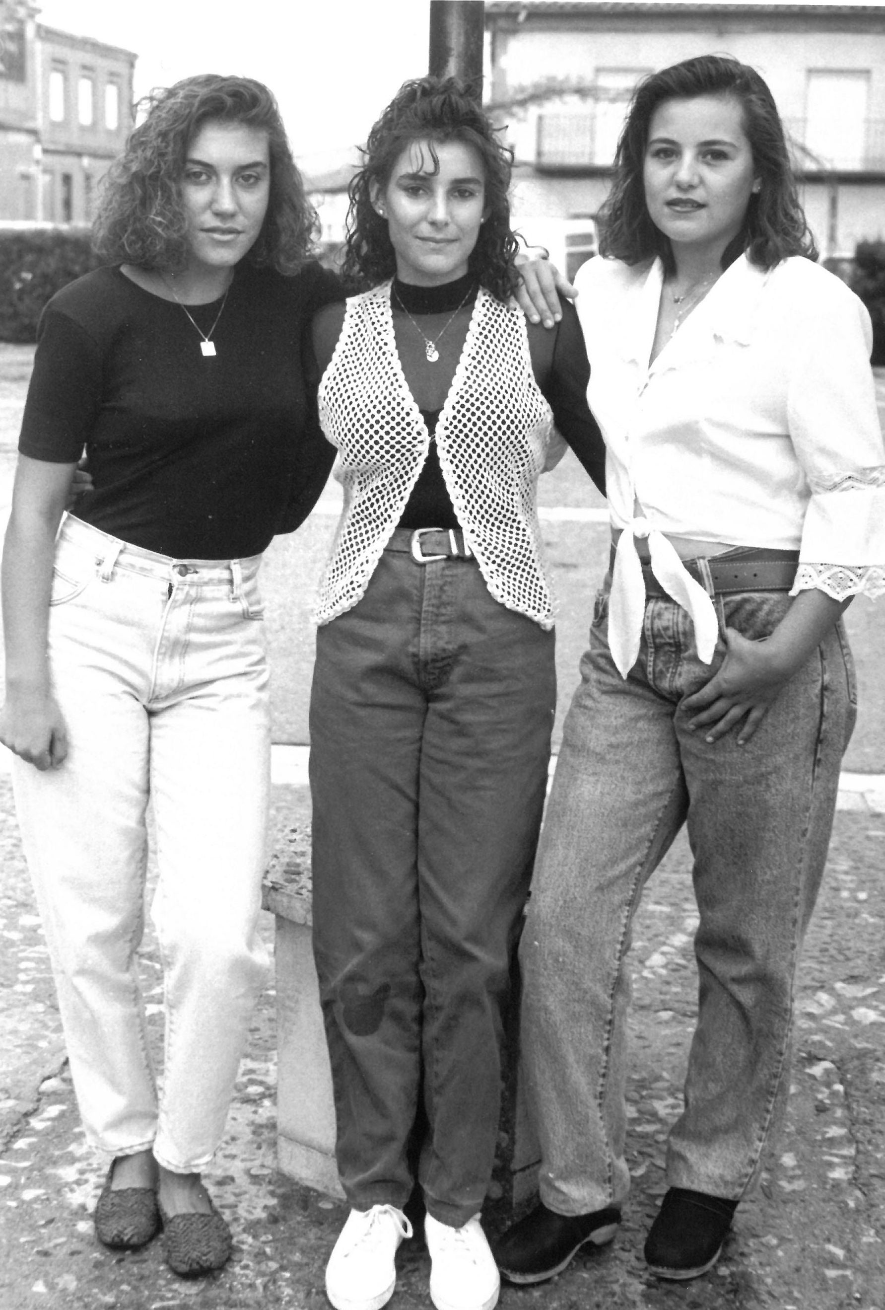 Tres reinas de las fiestas de Fresno. 