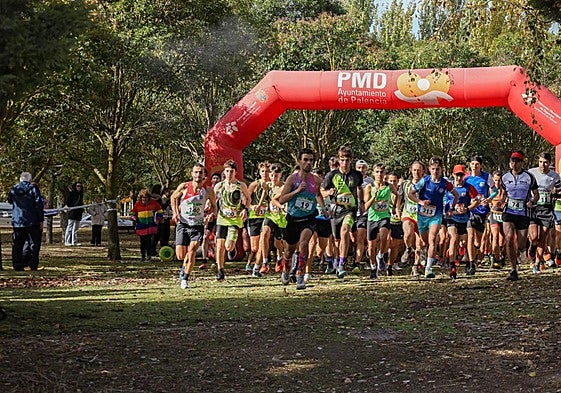 Doscientos atletas participan en el trail de Los Tres Cerros Palentinos