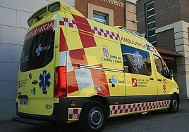 Ambulancia de Sacyl.