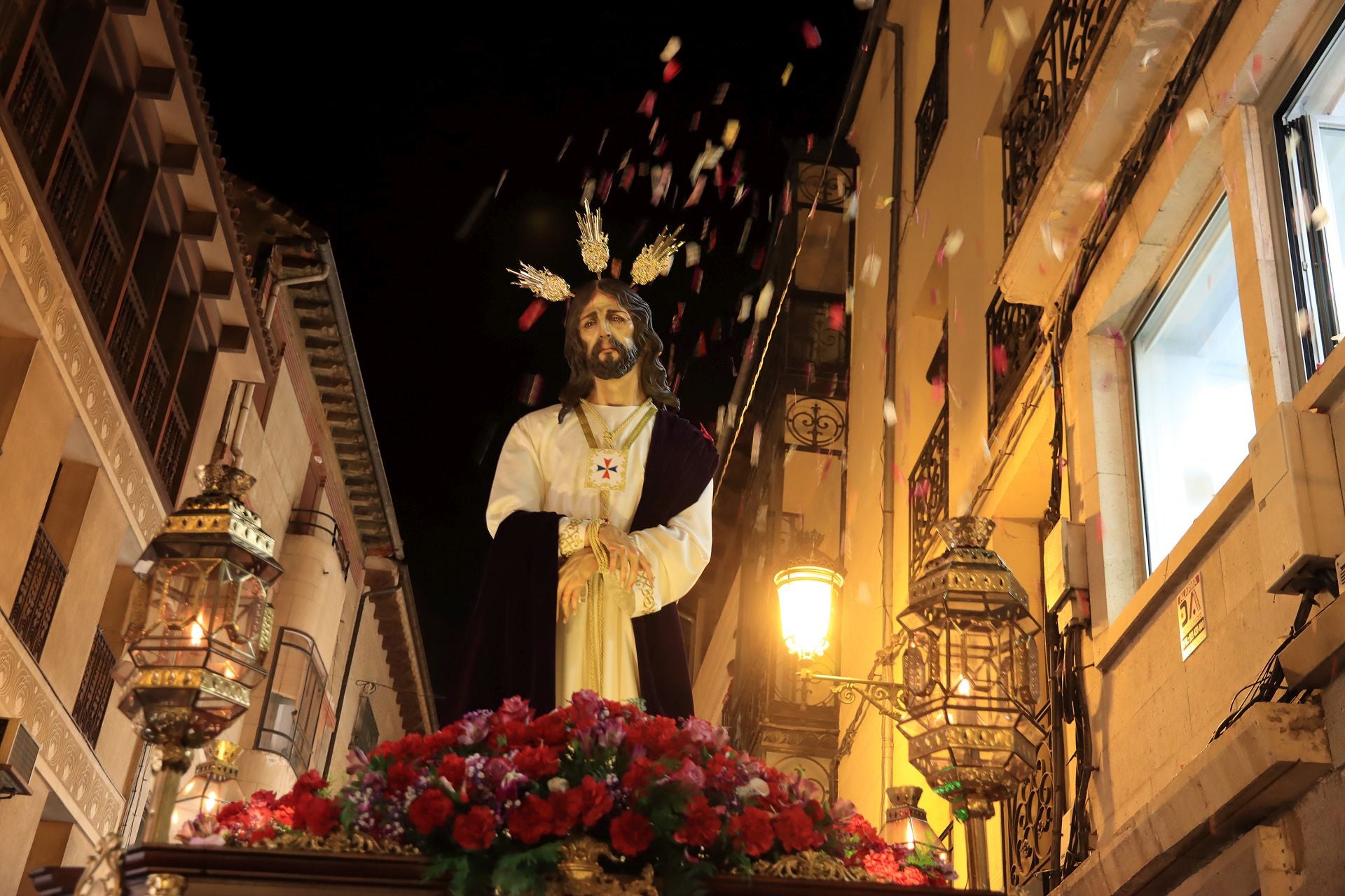 Fotografías de la procesión extraordinaria del Cautivo de San José por Segovia