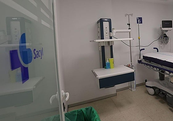 Imagen de archivo de una sala de urgencias del Complejo Asistencial del Palencia.