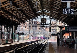 Imagen de archivo de la estación de tren Campo Grande de Valladolid.