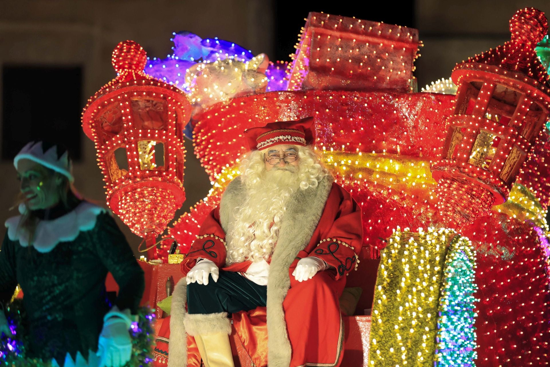 La cabalgaza de Papá Noel.