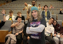 Chema Alonso, antes de su charla en el campus María Zambrano de Segovia.