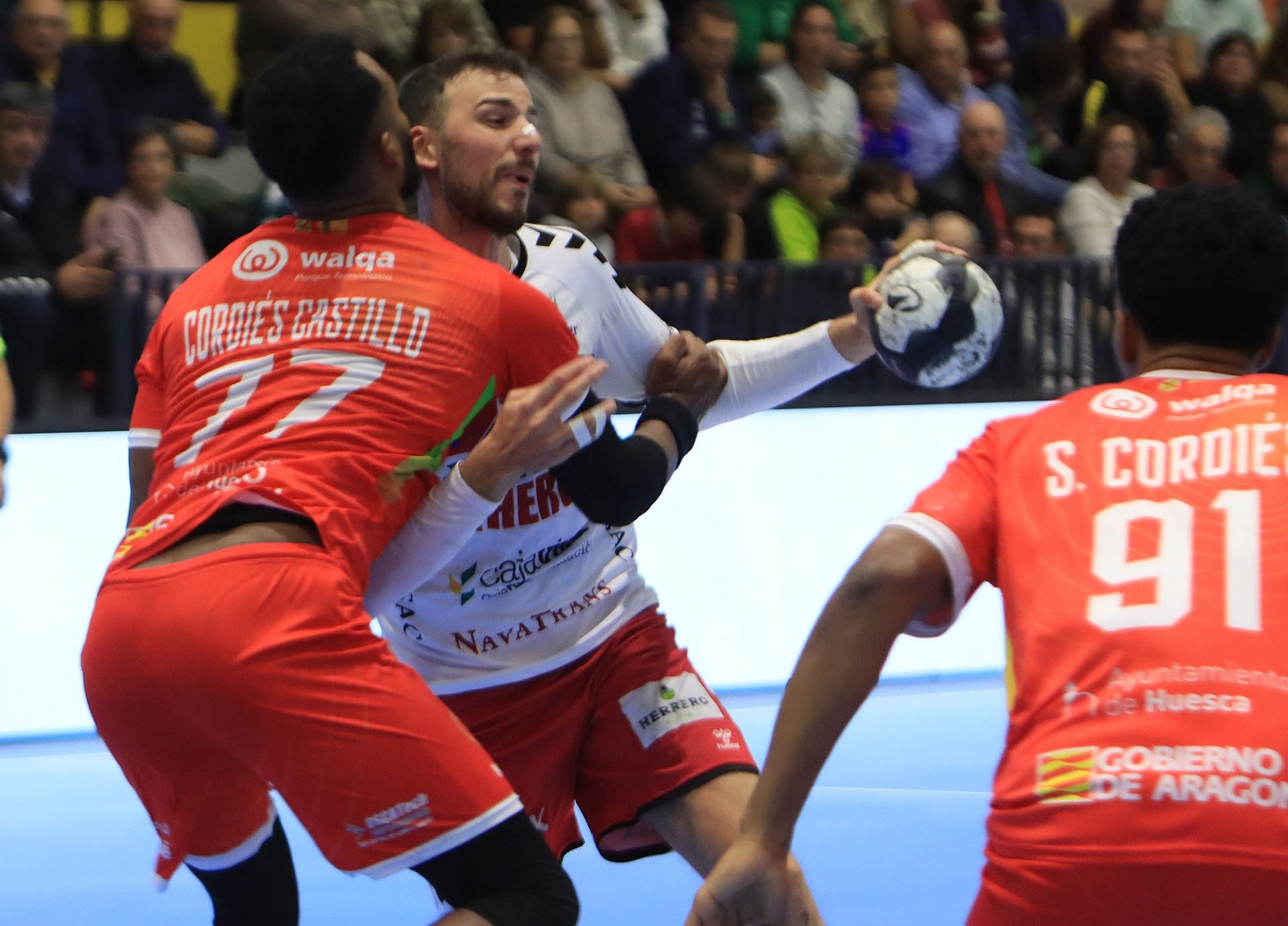 Fotos de la victoria del Balonmano Nava