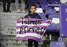 Imágenes de las gradas del José Zorrilla este viernes en el partido entre el Real Valladolid y la UD Las Palmas