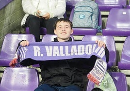 Imágenes de las gradas del José Zorrilla este viernes en el partido entre el Real Valladolid y la UD Las Palmas