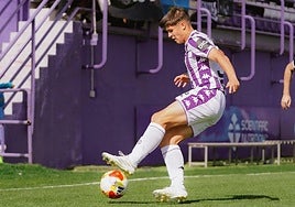 Mario Domínguez, en un partido con el Promesas.