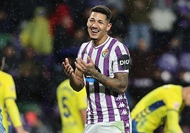 Marcos André, durante el encuentro con Las Palmas el pasado viernes.