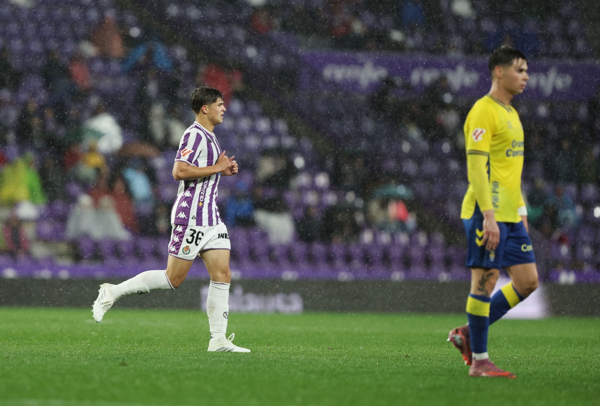 Mario Domínguez, en su estreno con el primer equipo el pasado viernes.