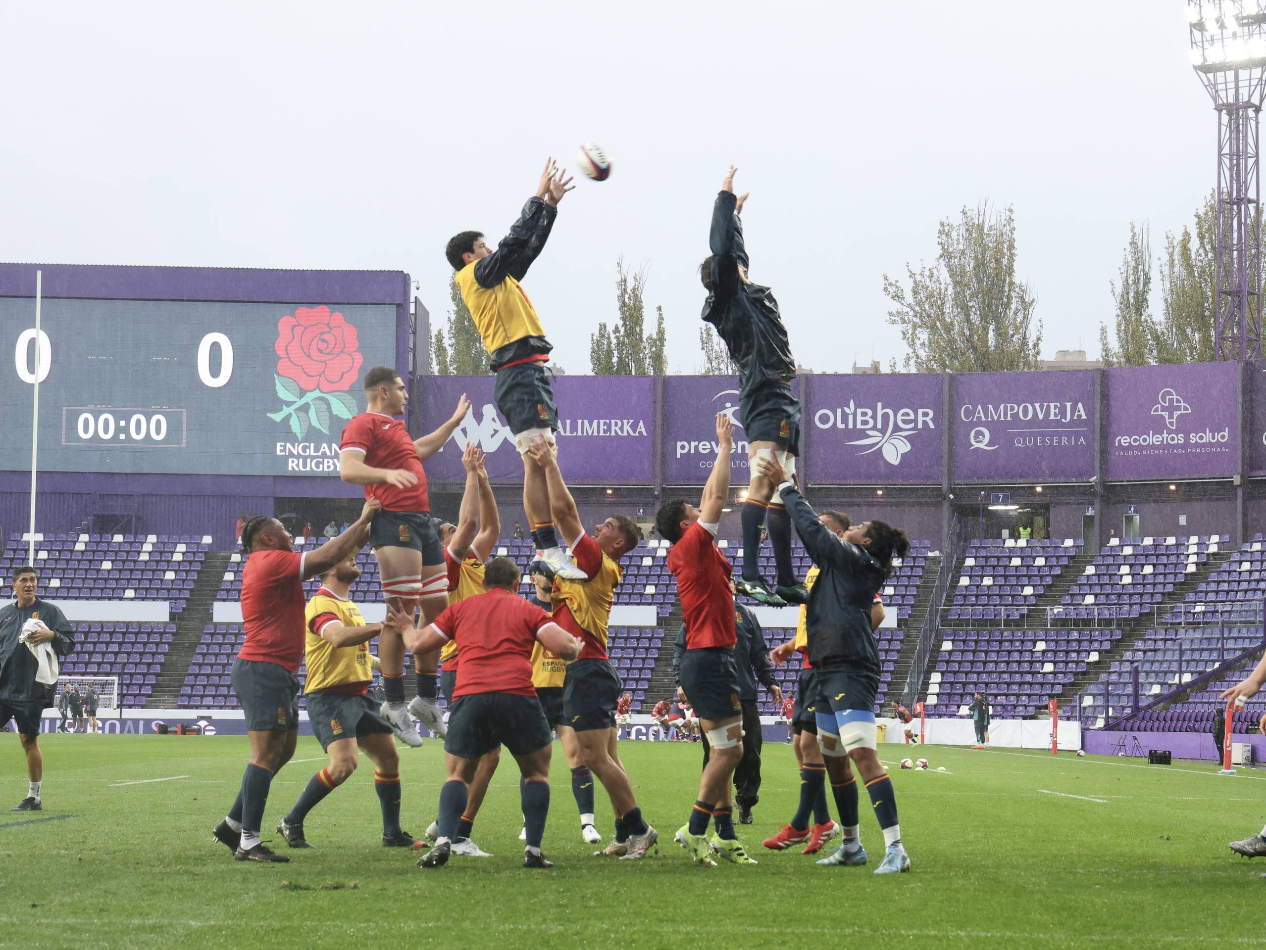 La derrota de España ante Inglaterra A en Zorrilla, en imágenes