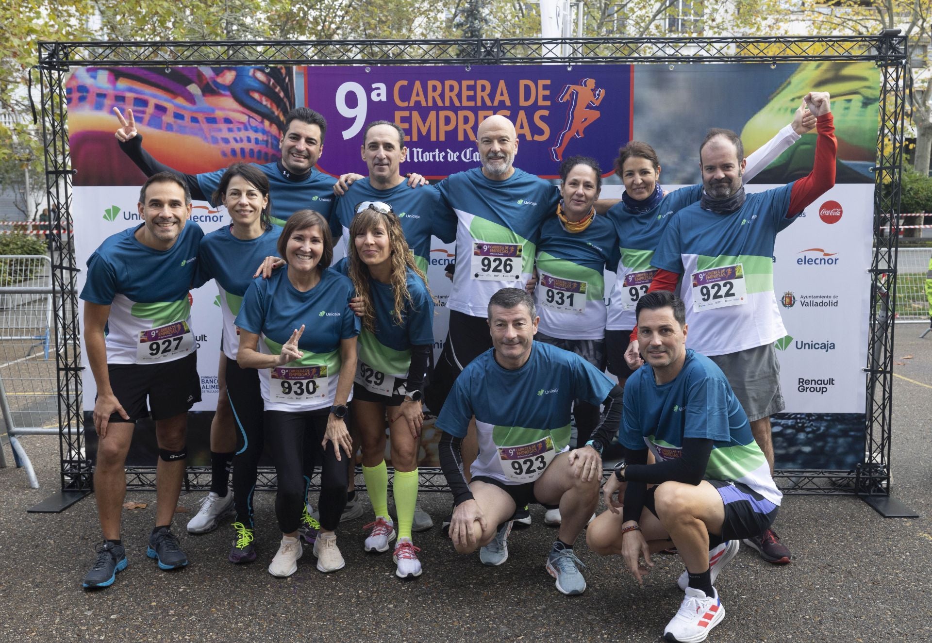 Unicaja también contó con una buena representación de sus empleados