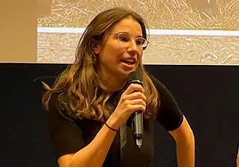 La palentina María Nova López, productora de cine.
