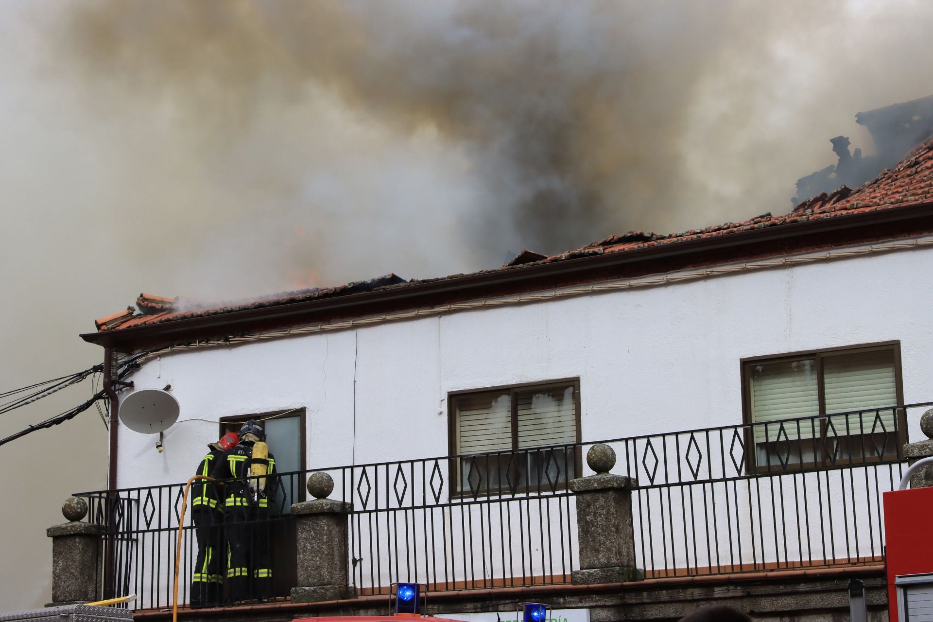 El incendio de San Rafael, en imágenes