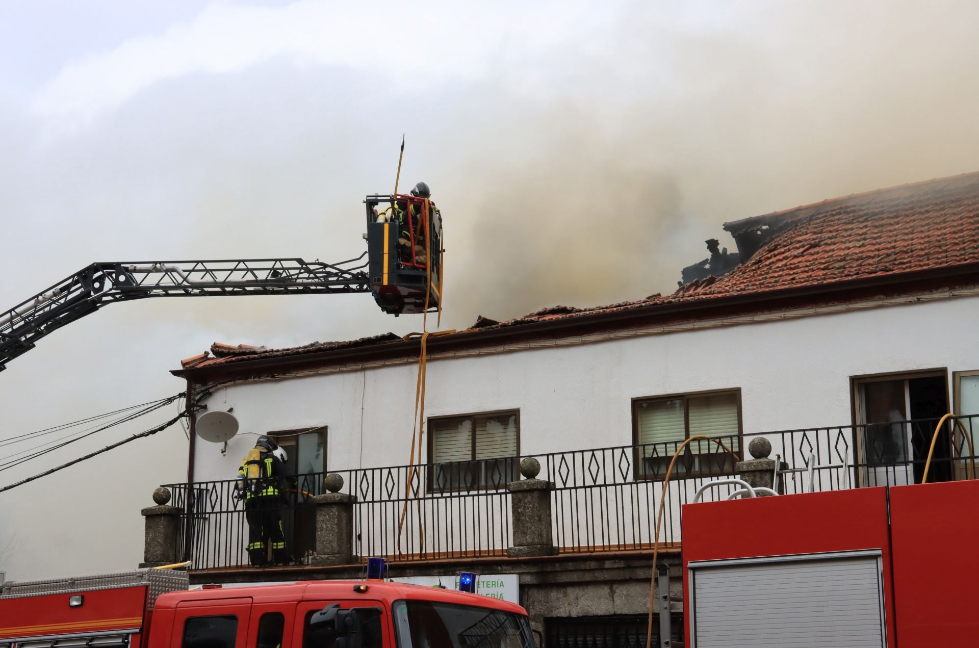 El incendio de San Rafael, en imágenes