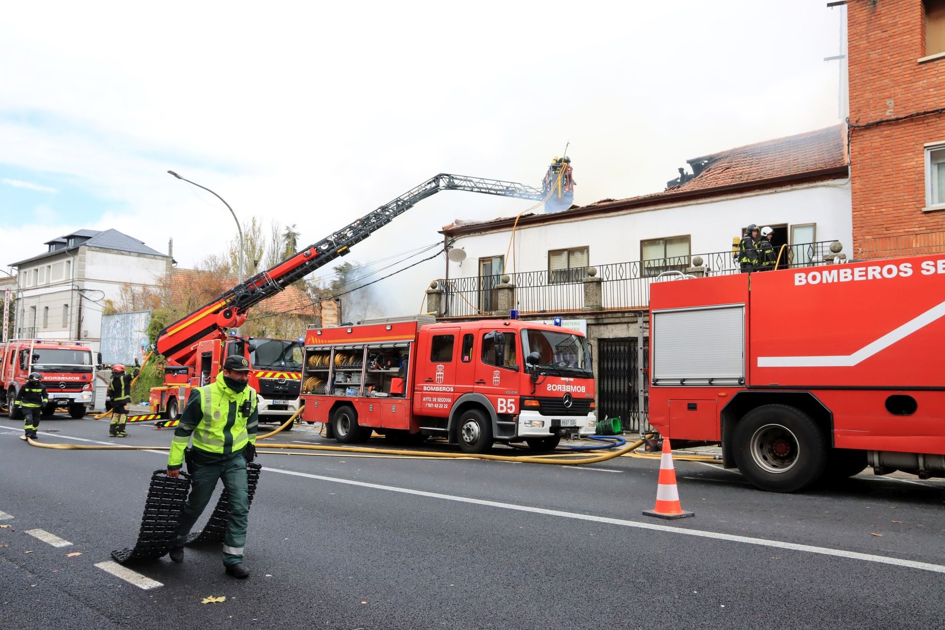 El incendio de San Rafael, en imágenes