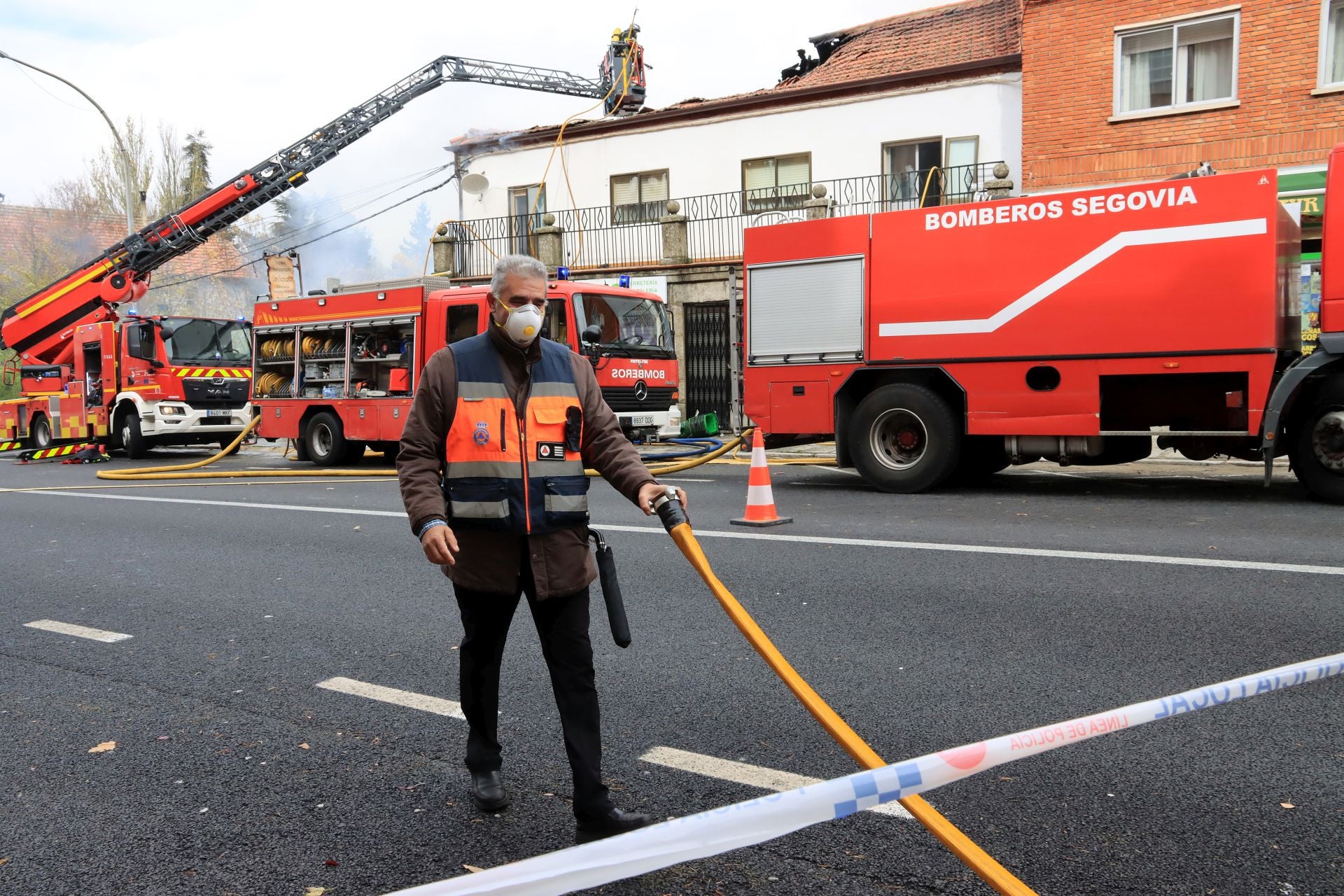 El incendio de San Rafael, en imágenes