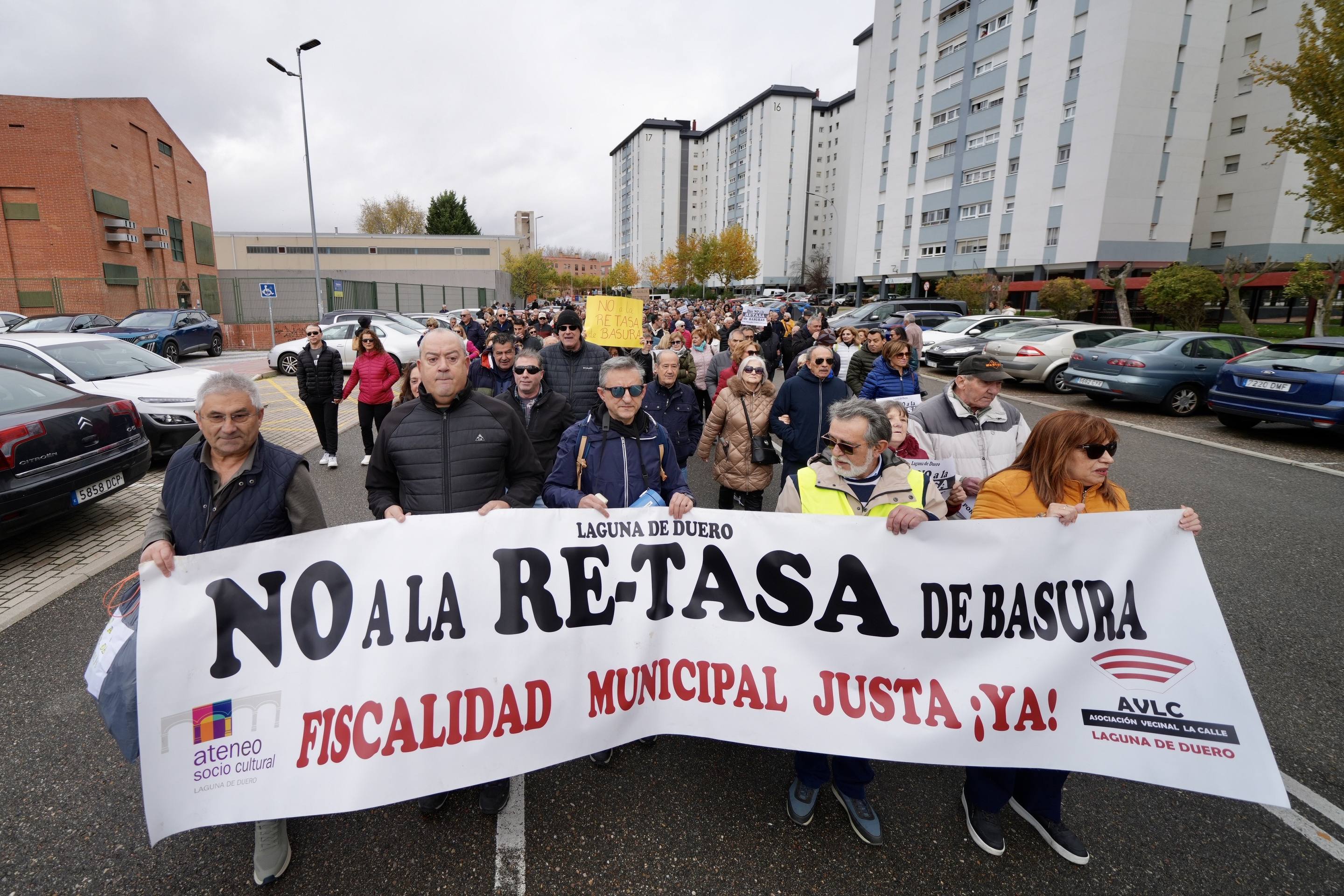 Las imágenes de la manifestación en Laguna de Duero