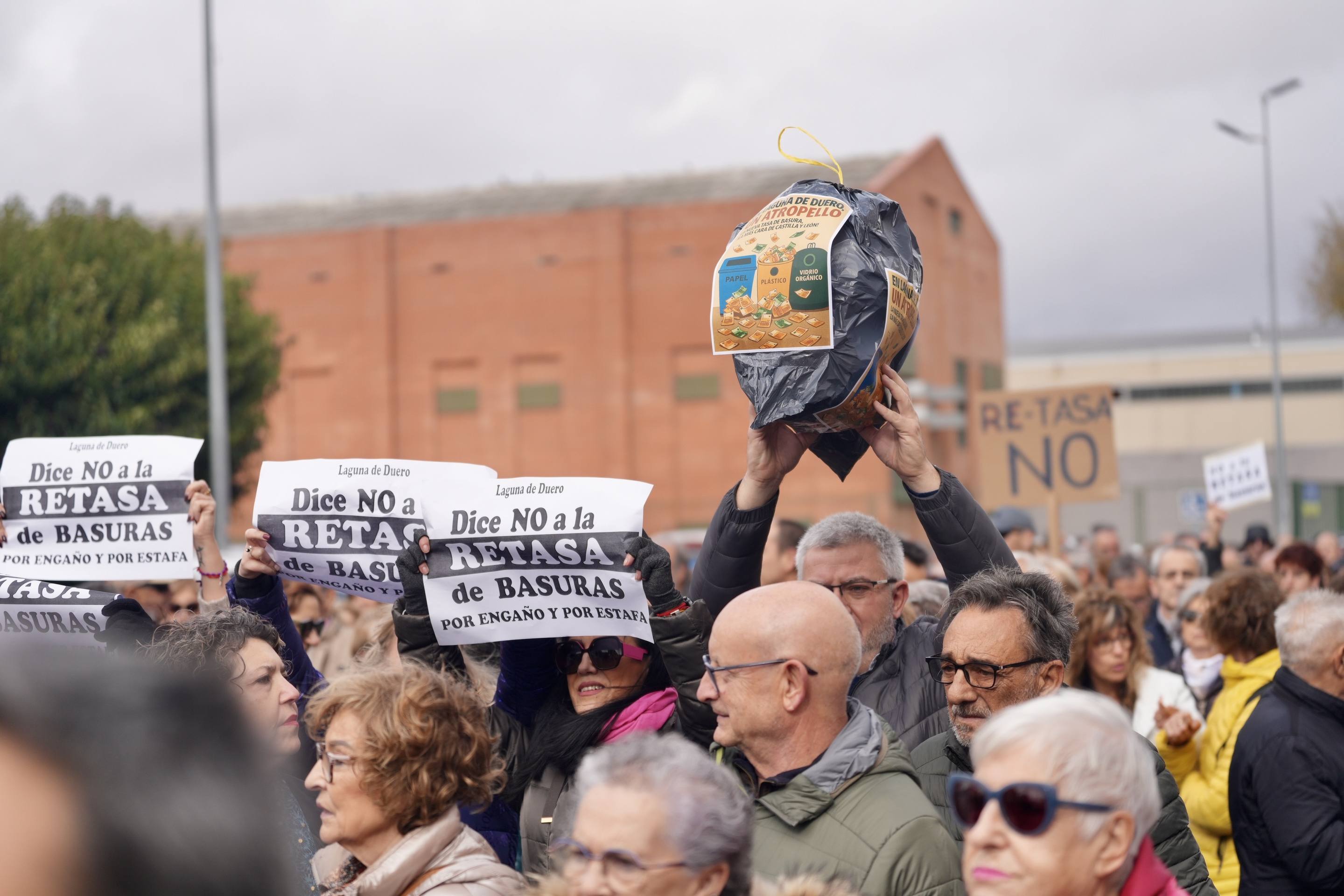Las imágenes de la manifestación en Laguna de Duero