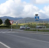 Rotonda de Peñas del Erizo de la que partirá el vial hasta la estación del AVE.