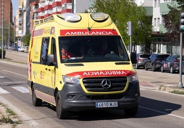 Dos heridos al salirse dos coches de la N-601 en Laguna de Duero