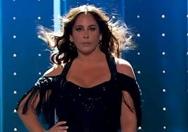 Anabel Pantoja en 'Bailando con las estrellas'.