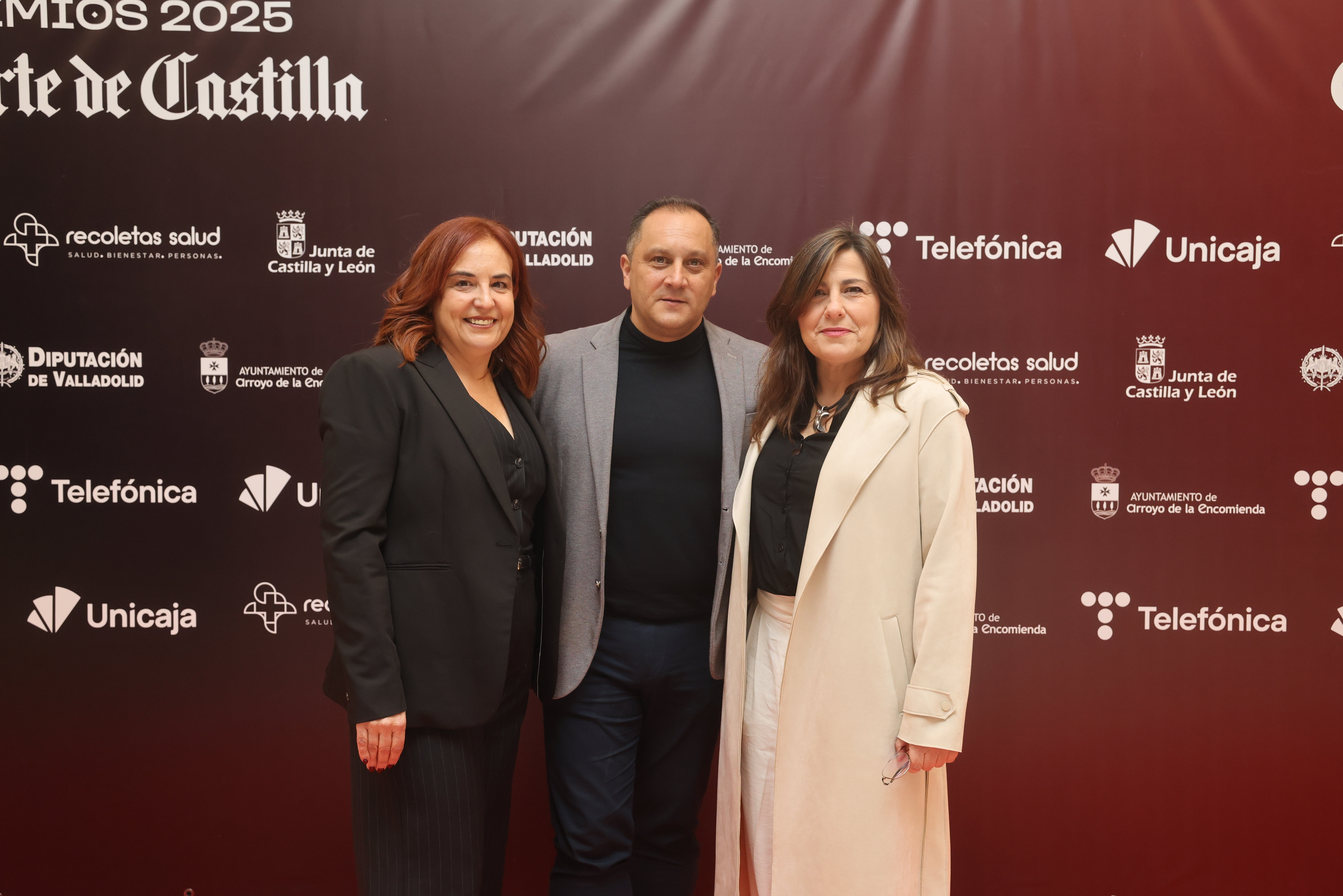Edurne García, Ismael Bosch, y Mónica Martín.
