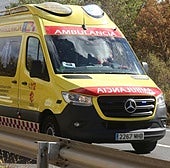 Una ambulancia de Sacyl.
