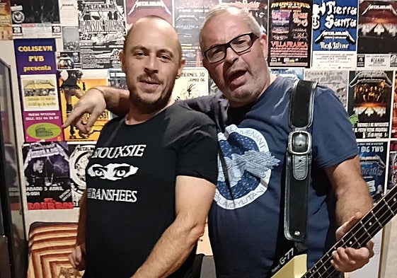 Raúl Garzón (a la derecha), junto a Santiago Carabias, en una foto de la semana pasada.