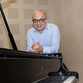 Alexander Gavrylyuk, en la sala de ensayo.