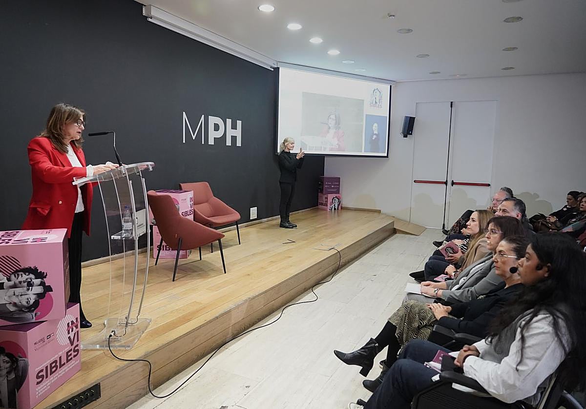 Presentación del informe 'Ojo al dato' elaborado por Inserta Empleo-Fundación ONCE, este miércoles en Valladolid.