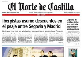 Iberpistas asume descuentos en el peaje entre Segovia y Madrid