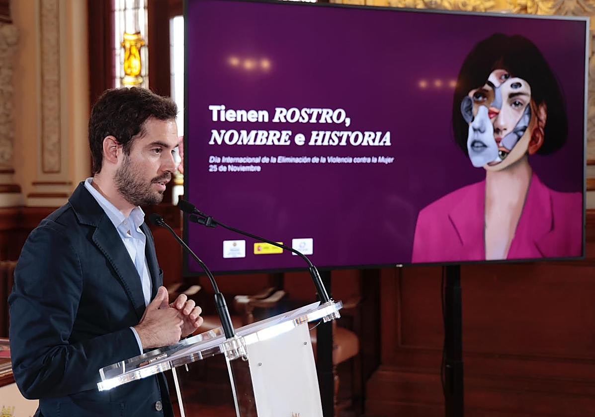 El concejal de Personas Mayores, Familia y Servicios Sociales, Rodrigo Nieto, este miércoles durante la presentación de la campaña.