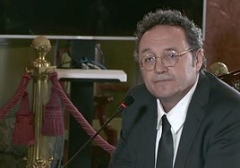 El fiscal general del Estado, Álvaro García Ortiz, durante su declaración ante el Tribunal Supremo.