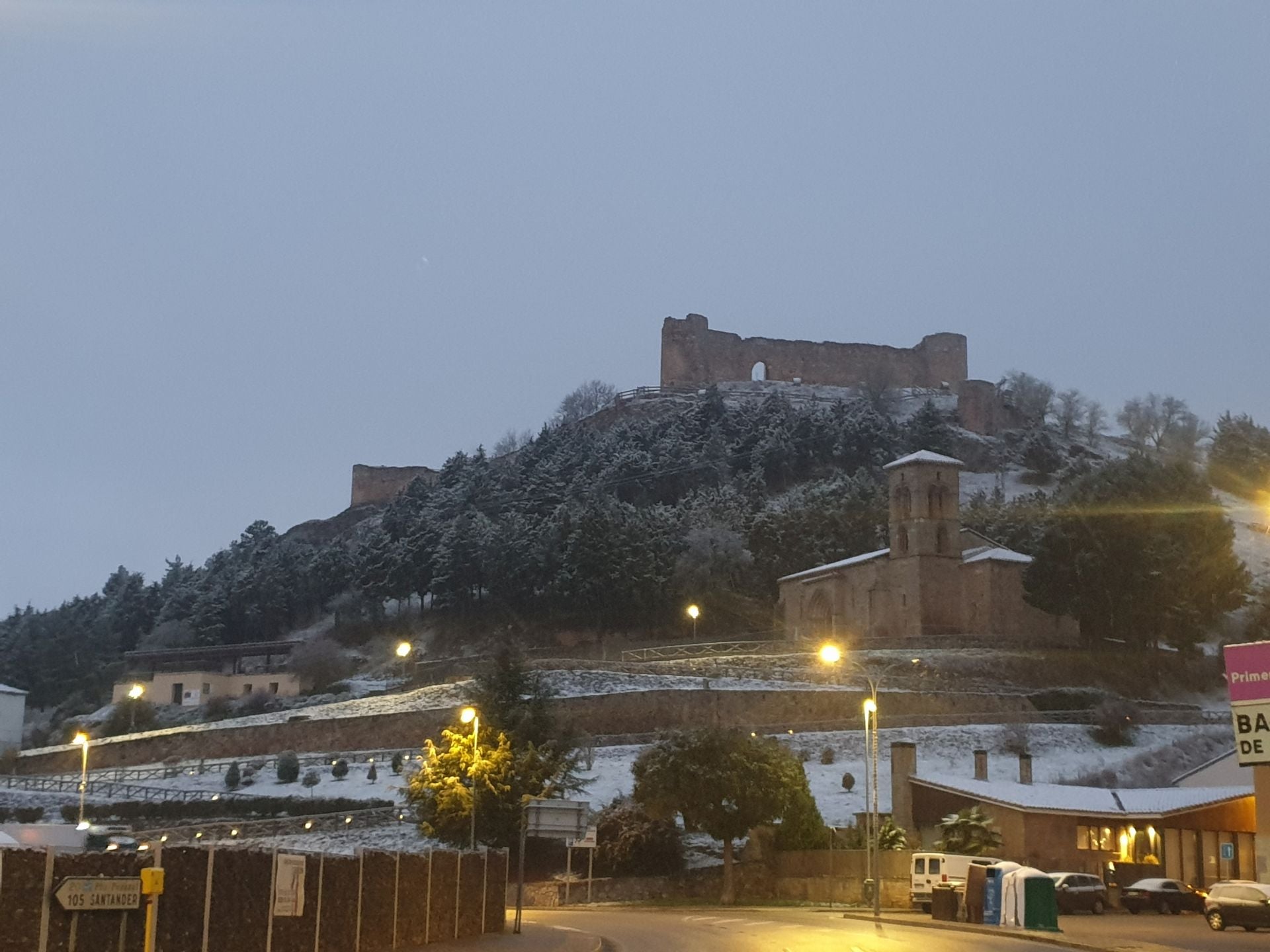 Llegan los primeros copos de nieve a la Montaña Palentina