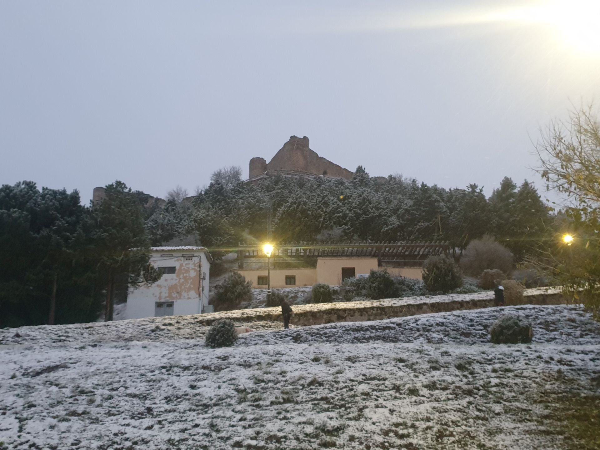 Llegan los primeros copos de nieve a la Montaña Palentina