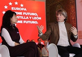 El secretario general del PSCyL, Carlos Martínez, este viernes en Salamanca.