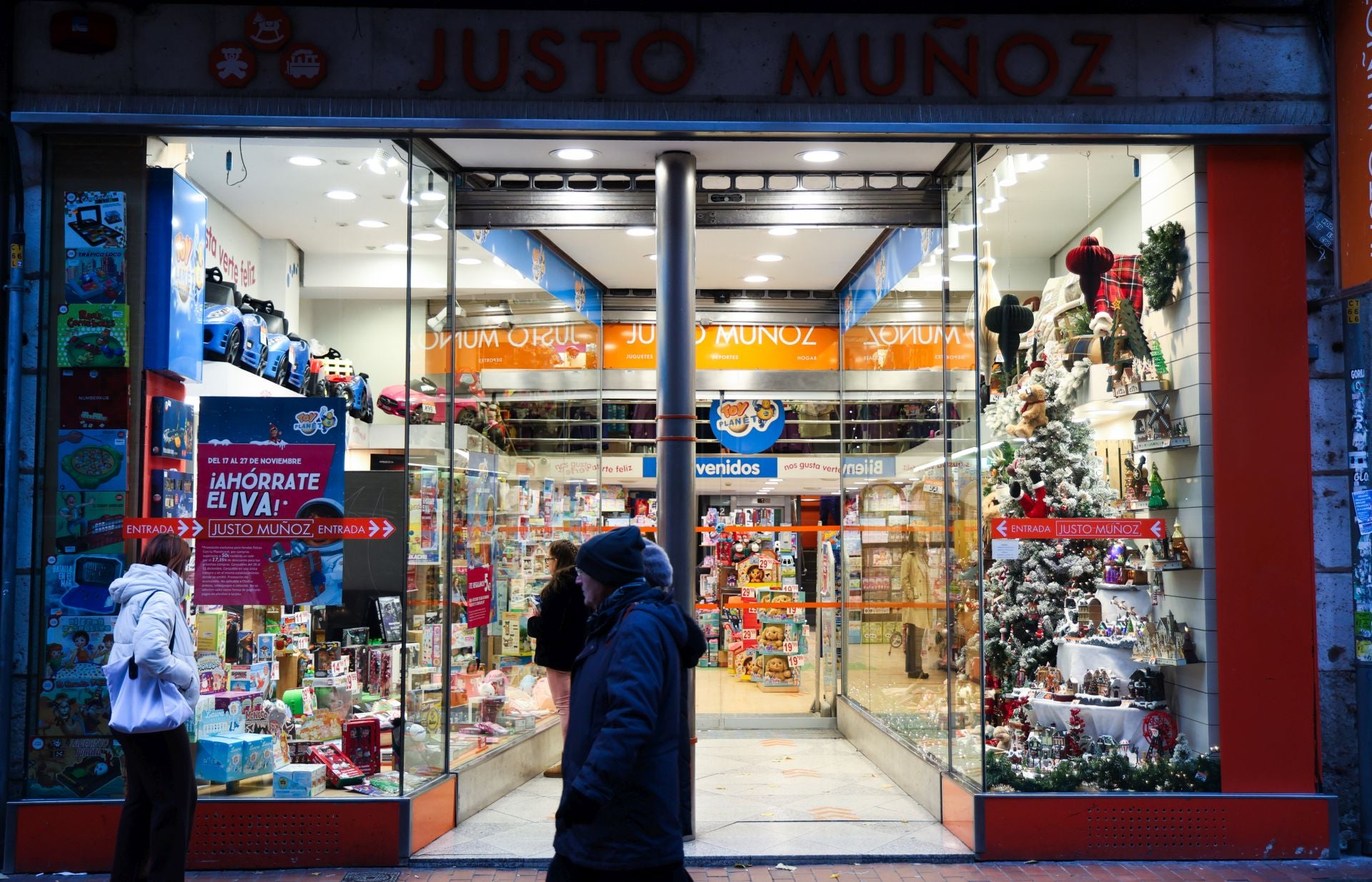 Las imágenes de la preparación de la Navidad en Valladolid en el mes de noviembre