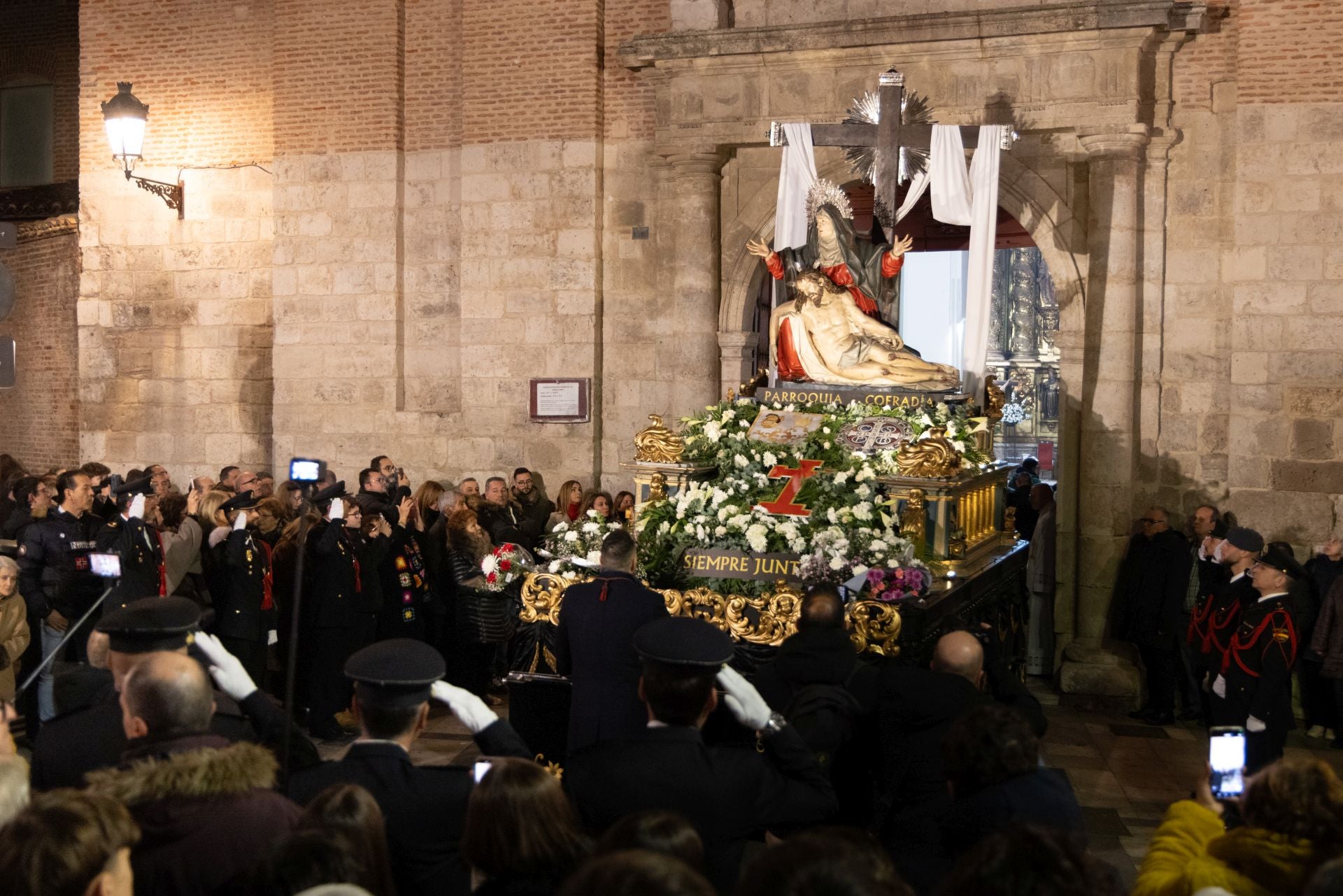 Las imágenes de la procesión de la Virgen de la Piedad en Valladolid