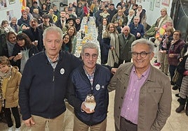 Ignacio Sánchez, José Ignacio Foces y Cándido Ábril.