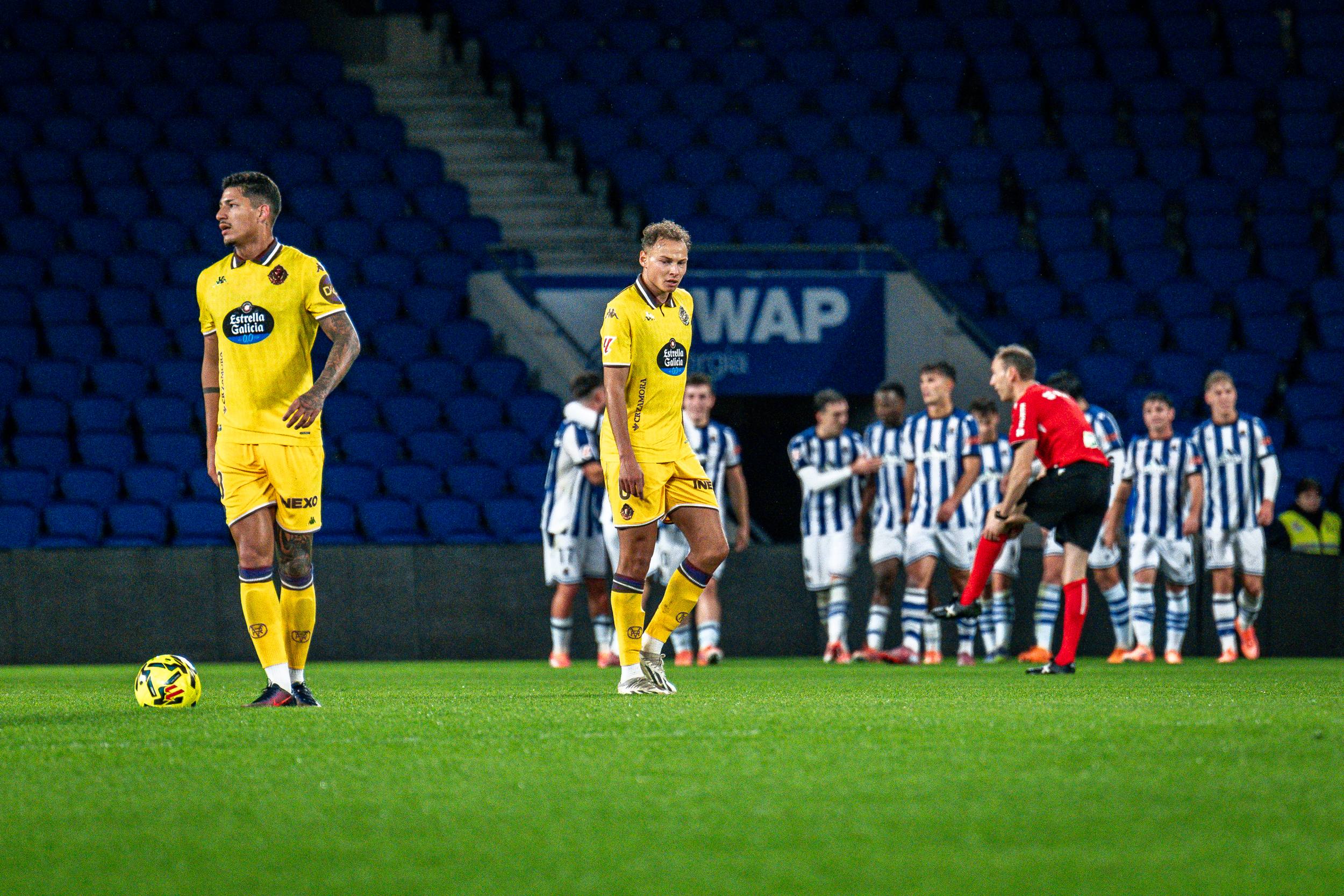 Las imágenes de la derrota ante la Real Sociedad B en Anoeta