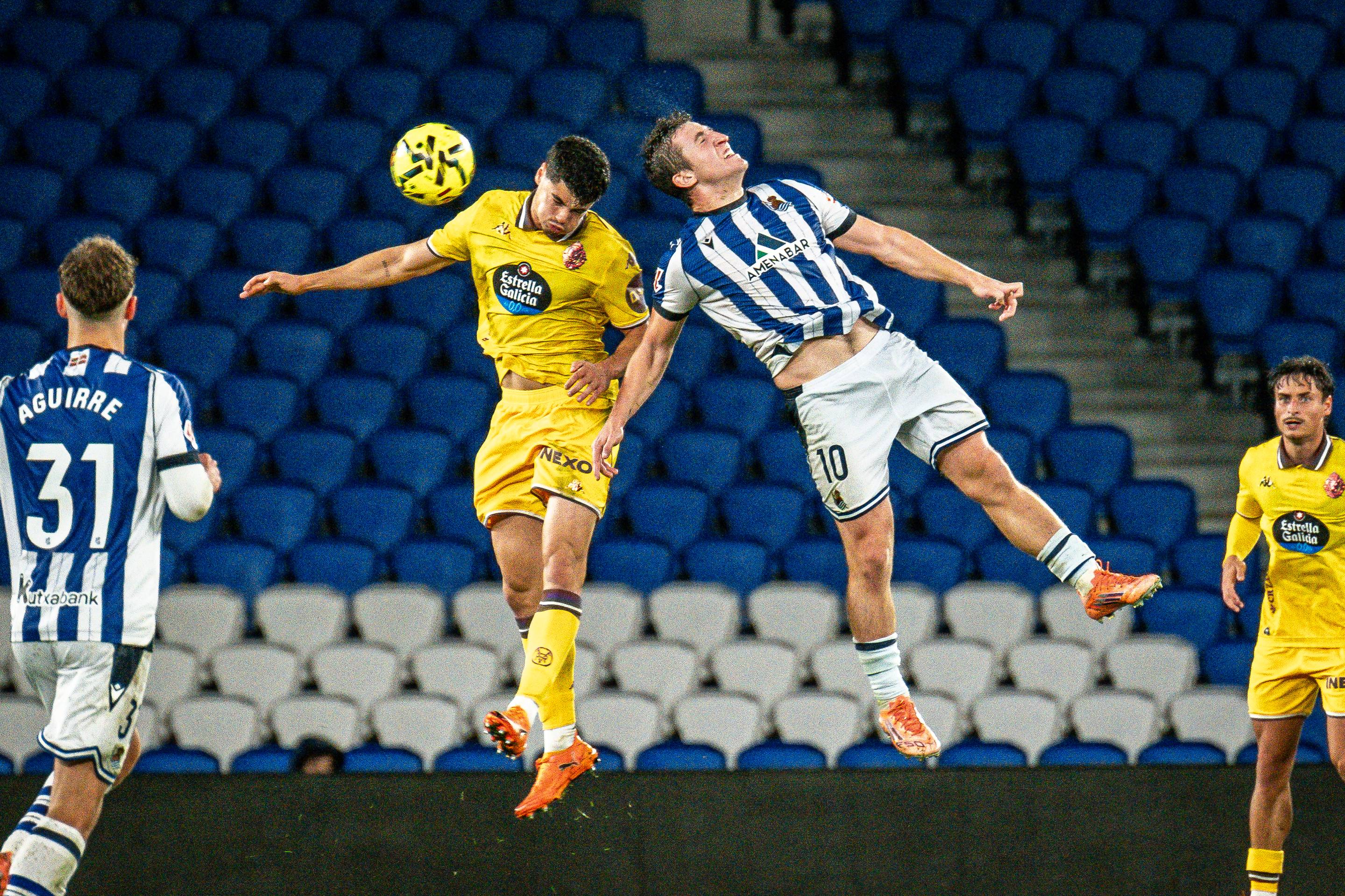 Las imágenes de la derrota ante la Real Sociedad B en Anoeta