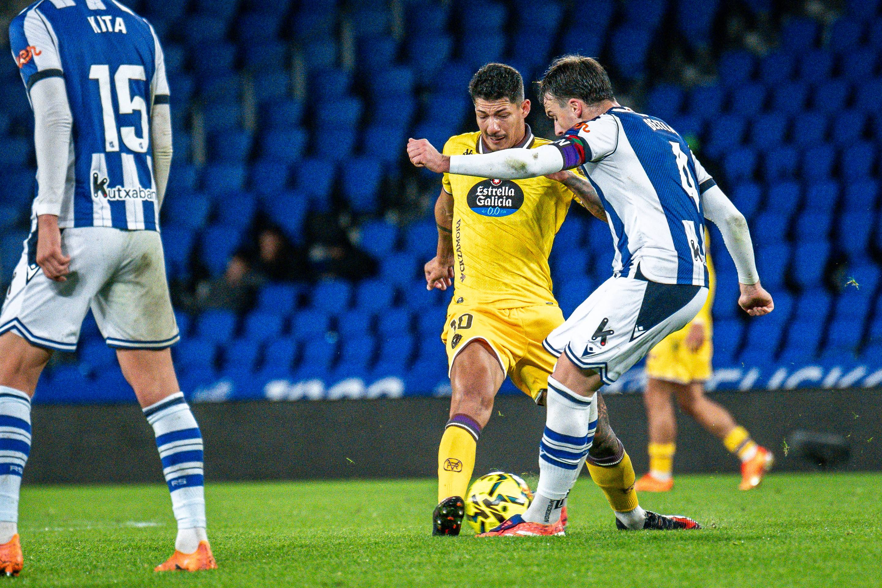 Las imágenes de la derrota ante la Real Sociedad B en Anoeta