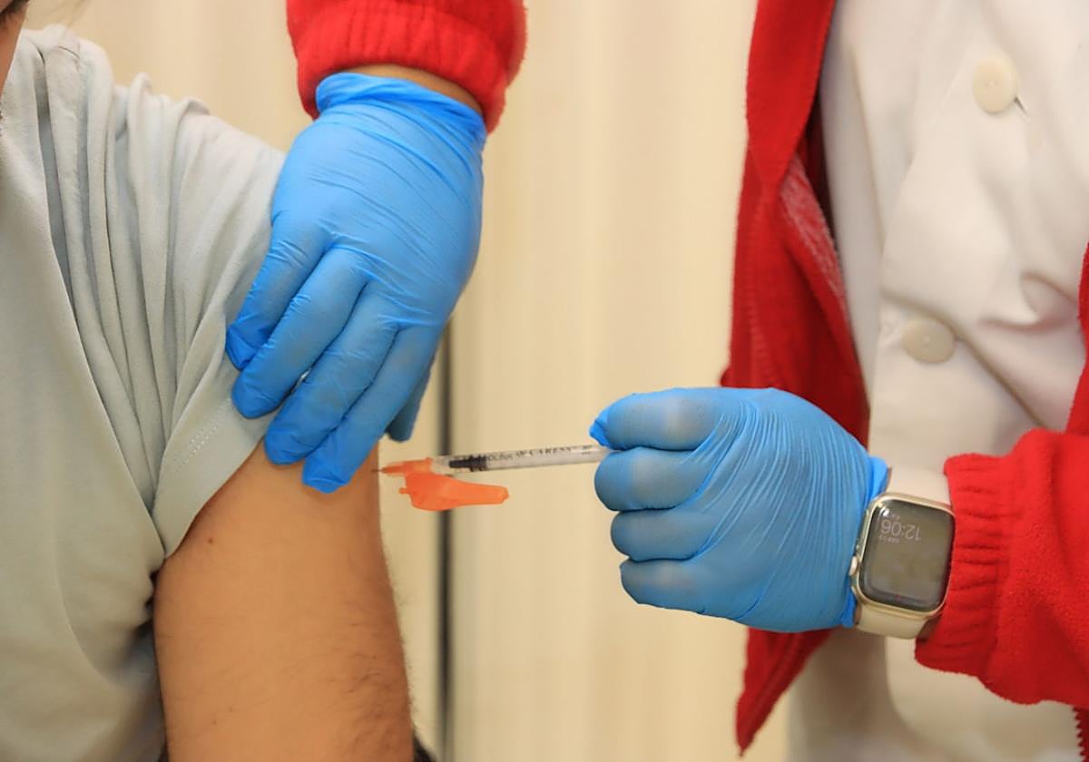 Vacunación contra la gripe.