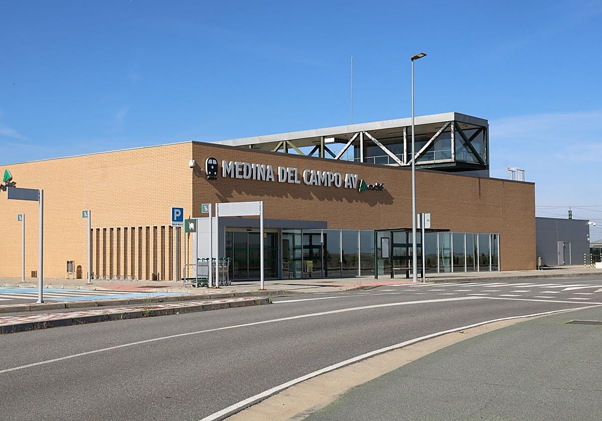 Imagen de archivo de la estación de alta velocidad en Medina del Campo.