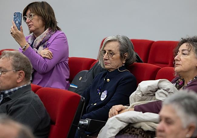 Blanca Llamazares, madre de Teresa Rodríguez Llamazares, en el acto.