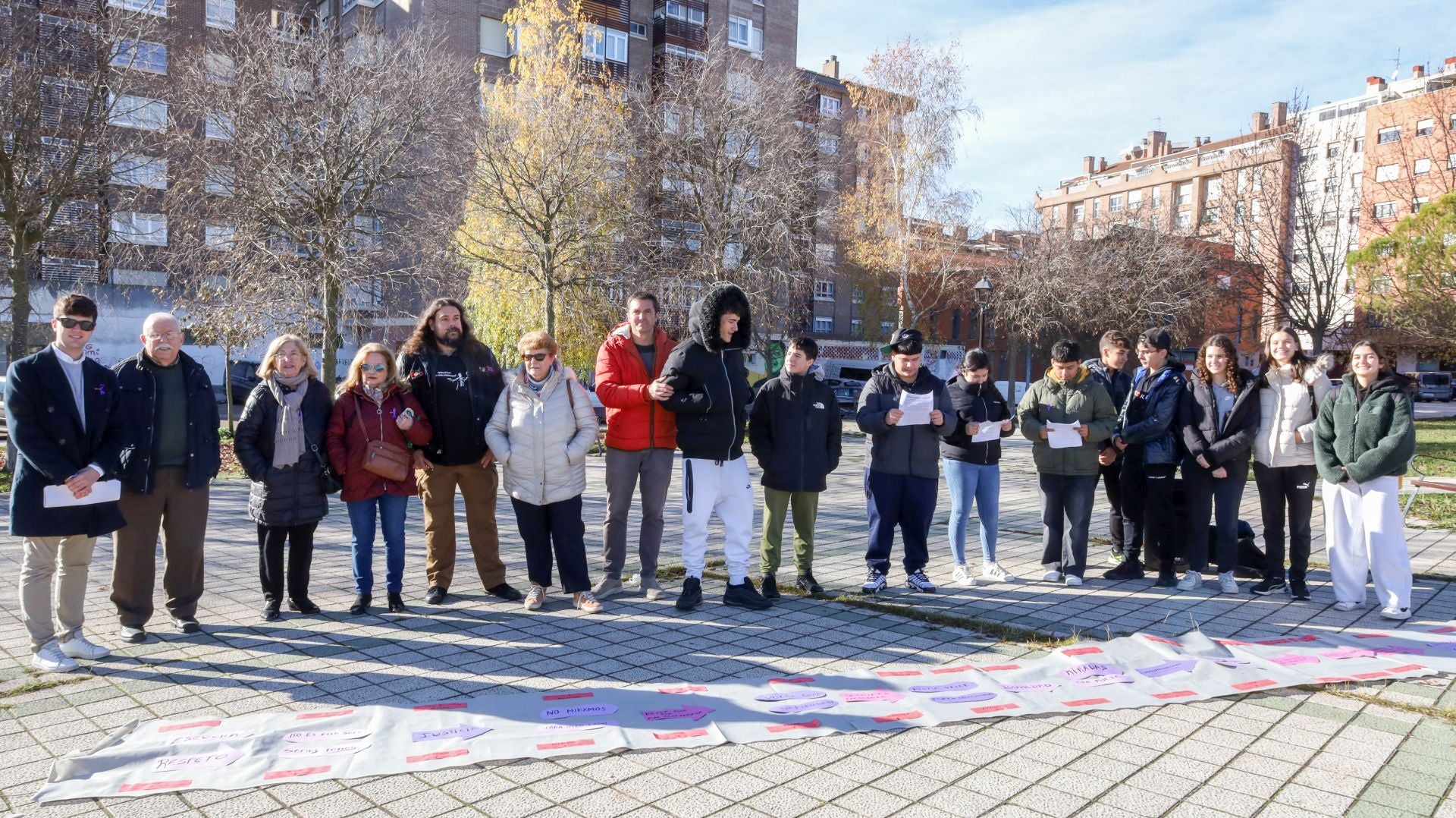 Así reclama Palencia el fin de la violencia contra las mujeres