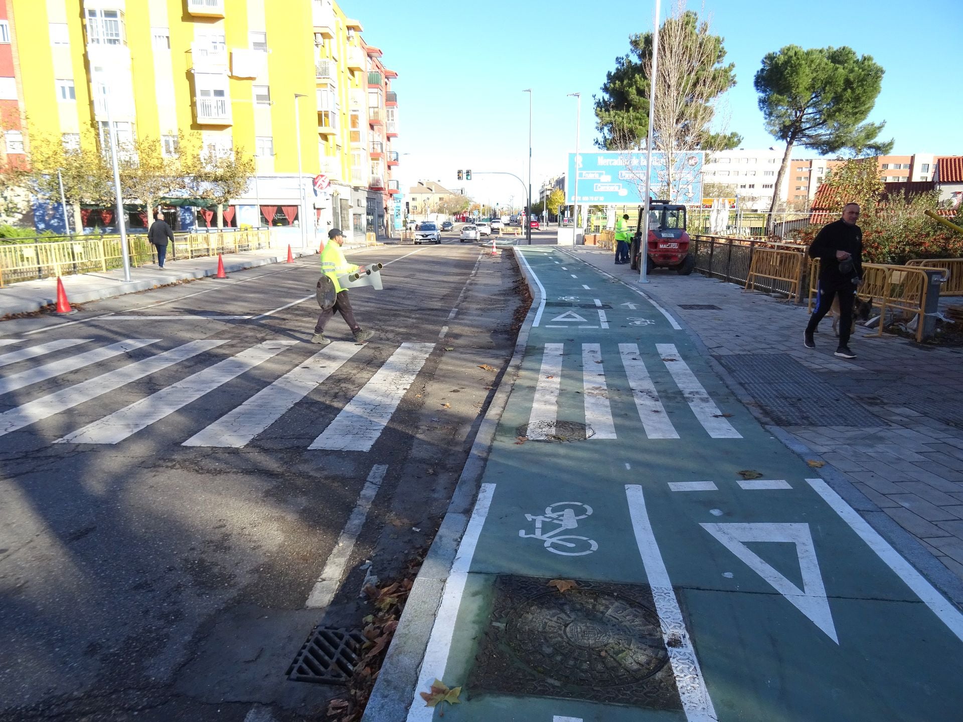 El carril bici que unirá Pajarillos con Pilarica y Los Santos Pilarica, en imágenes